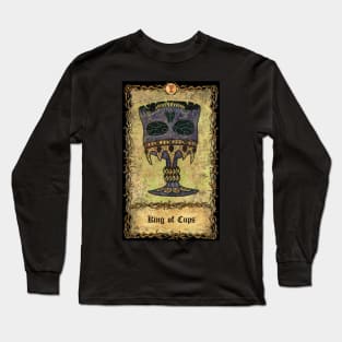 King Of Cups. Eternal Bones Tarot Design (Colorful) Long Sleeve T-Shirt